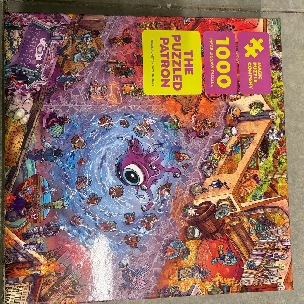 1000-Piece Kids Puzzle - The Putted Patron (Purple)